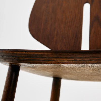Oak J67 Chair by Ejvind A. Johansson for FDB Møbler, 1960s for