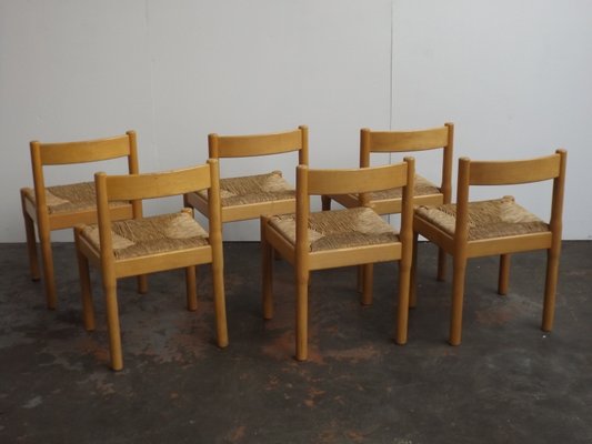 Carimate Side Chairs By Vico Magistretti For Cassina 1960s Set Of 6