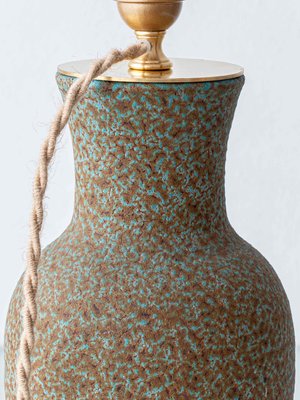 Lampe à poser en céramique - Potiers d'Accolay circa 1960