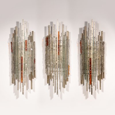 Italian Brutalist Sculptural Wall Lamp attributed to Biancardi