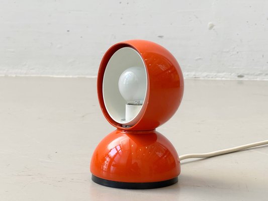 Eclisse Orange Table Lamp by Vico Magistretti for Artemide, Italy