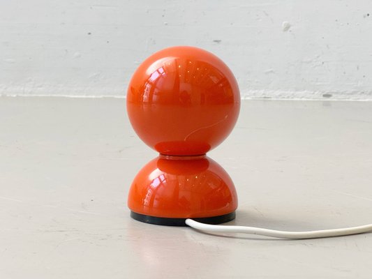 Eclisse Orange Table Lamp by Vico Magistretti for Artemide, Italy