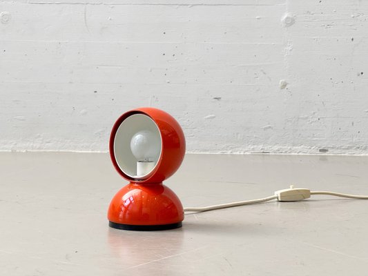 Eclisse Orange Table Lamp by Vico Magistretti for Artemide, Italy