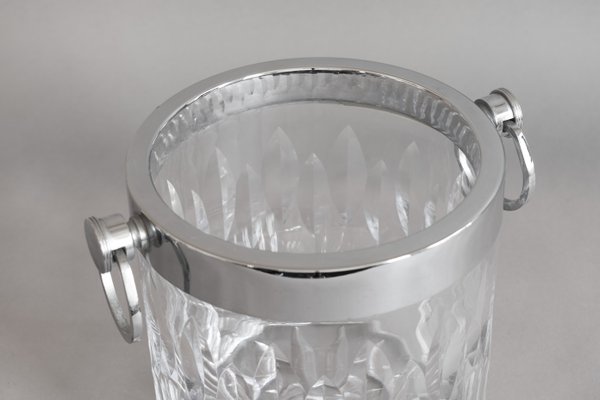 Seau à Champagne En Verre Transparent - Moderne - Diamètre 19.5cm