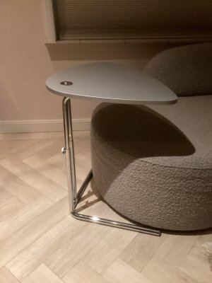 K22L Tecta Side Table in Color Silver, 2000s for sale at Pamono