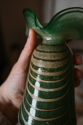 Vaso Spring In Ceramica, Diametro 20 Cm, Altezza 16 Cm, Colore Verde, Articolo CIS20