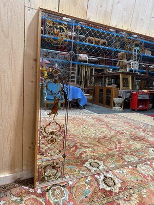 Miroir à Parecloses Verre églomisé