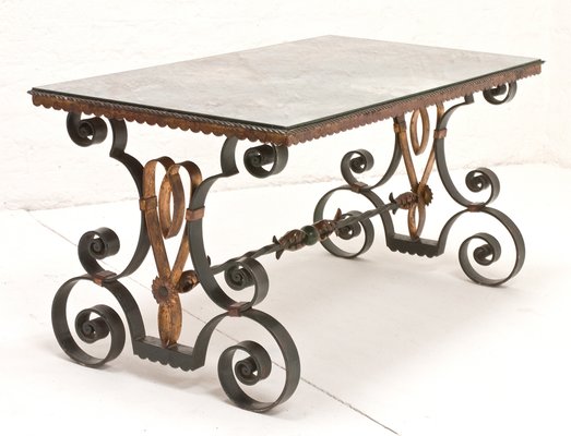 Vintage wrought iron end cheap tables