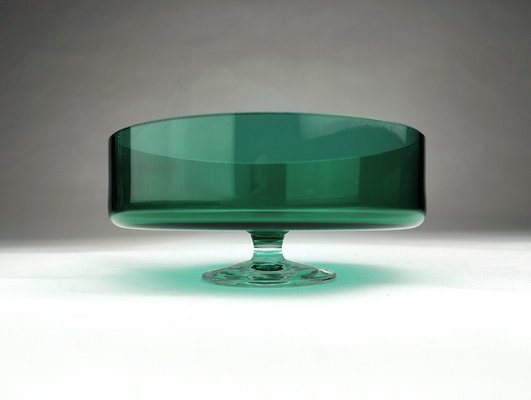 Mid-Century Modern Glass Bonbonniere by Heinrich Löffelhardt for Glashütte Zwiesel, 1950s