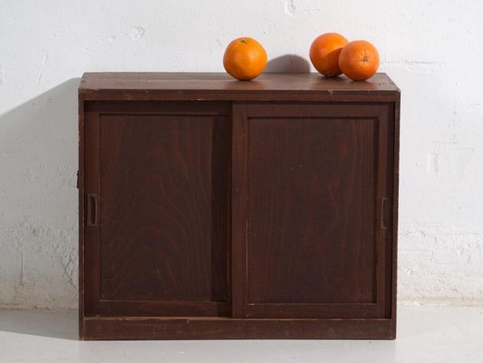 ※時刻表　asian vintage cabinet Antique Japanese Sliding Door Cabinet for sale at Pamono
