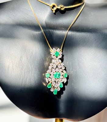 Collier Vintage Plaqué Or 18 Carats – Bijou Ancien Élégant Pour Femme