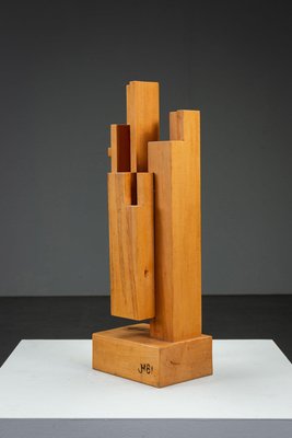 Jan Hoog, Constructivist Sculpture, 20th Century, Wood for sale at