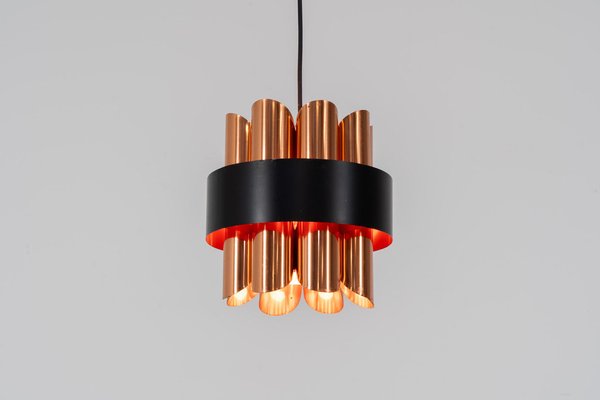 Copper Pendant Light by Werner Schou for sale at Pamono