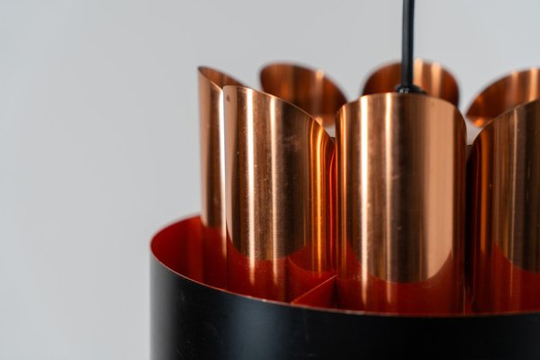 Copper Pendant Light by Werner Schou for sale at Pamono