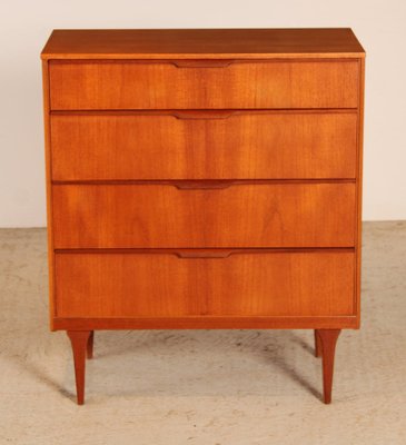 Commode Mid-Century en Teck, Suède, 1960s en vente sur Pamono