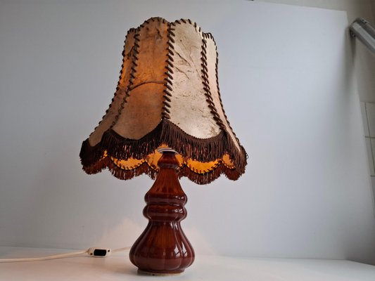 Duo lampes albâtre, câbles 2M tissu neuf, abat-jours neufs
