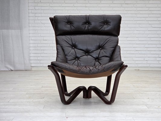 Norwegian Viking Lounge Chair by Jim Myrstad, 1970s for sale at Pamono