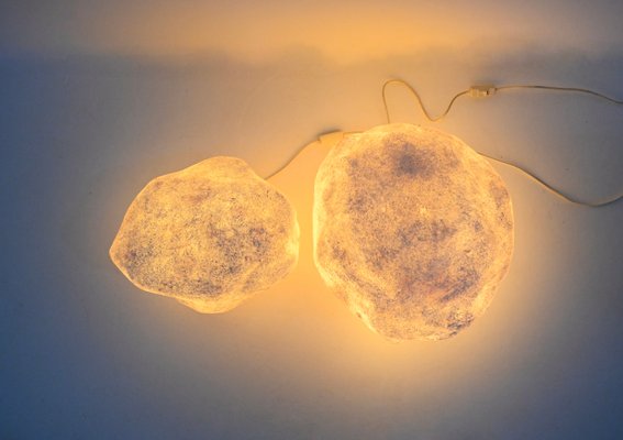 Dora Rock Lamps by André Cazenave for Atelier A, 1970s, Set of 2