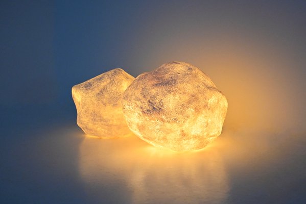 Dora Rock Lamps by André Cazenave for Atelier A, 1970s, Set of 2