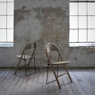 Vintage Swedish Folding Chairs by Uno Åhrén for Gemla, 1930s, Set