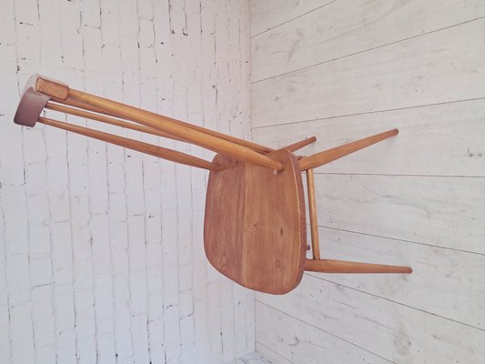 Fauteuil Windsor Lucian Ercolani Pour Ercol – Gris, Bois, Occasion
