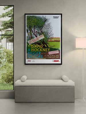 A Bigger Picture Exhibition Poster by David Hockney, 2012 for sale