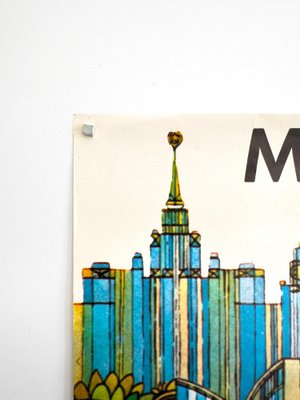 Moscow Olympics Poster by V. Davidov, 1980 for sale at Pamono