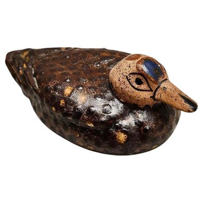 Canard Vintage Céramique Peinte – Mexique – Collection Originale (Parfait état)