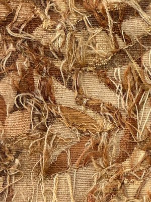 Tapisserie Ancienne Tissée Main - Motif Lion Anbessa, 23 X 31,5 Pouces