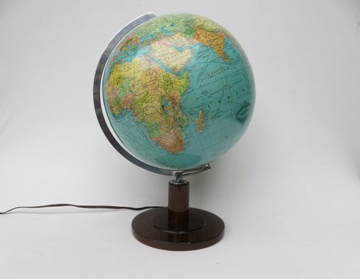 Globe Terrestre Vintage en Verre par Paul Ostergaard 1950s en vente sur  Pamono