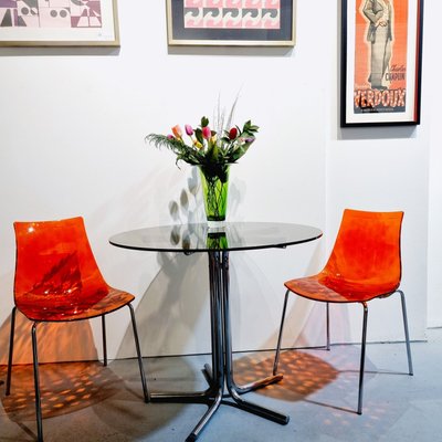 Italian Ice Chairs from Calligaris, 1980s, Set of 5 for sale at Pamono