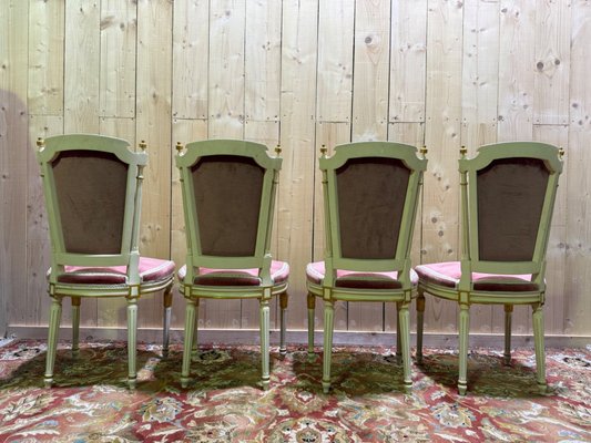 Ensemble Louis XVI Doré – 2 Chaises + Miroir + Table – Style Baroque/rococo, Neuf