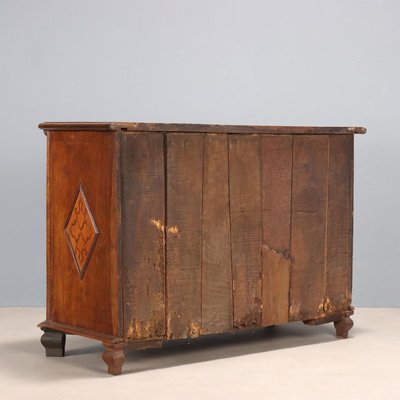 Commode Nieren Baroque – Semainier Antique Style – Intarsies Bois – 7 Tiroirs – Palazzo Int