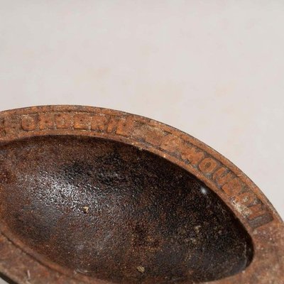 Bougeoir Ancien En Métal - Brut - 14 Cm De Haut - Base 9x9 - Fabrication Française