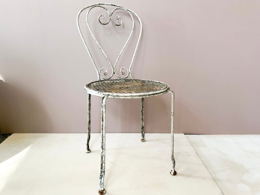 Arche de jardin style Art déco en Fer forgé Blanc crème Palma