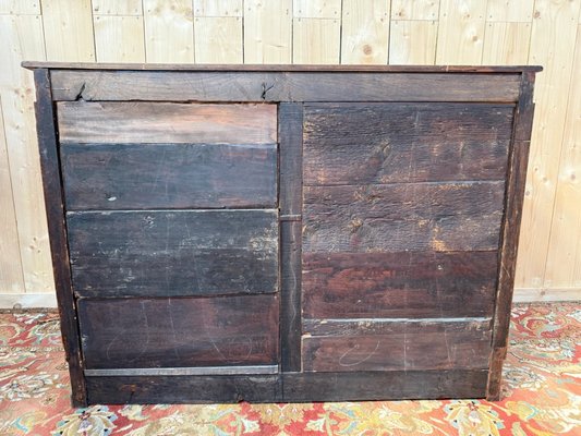 Buffet Bas Ancien En Merisier – Style Régence – Meuble Français Massif