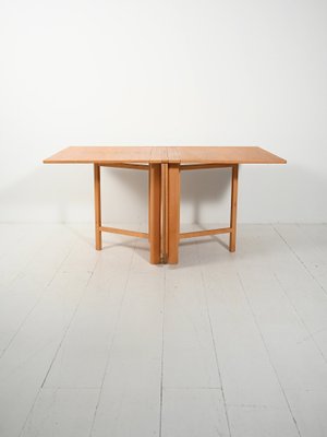 Maria Flap Folding Table by Bruno Mathsson for Firma Karl Mathsson