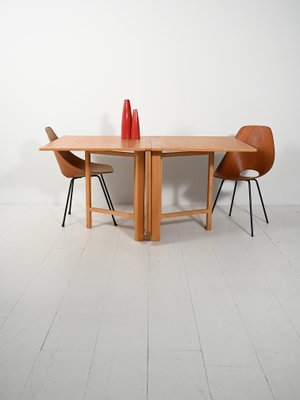 Maria Flap Folding Table by Bruno Mathsson for Firma Karl Mathsson