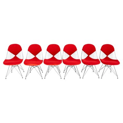 Wire Chairs attributed to Charles & Ray Eames for Herman Wire Chairs attributed to Charles & Ray Eames for Herman