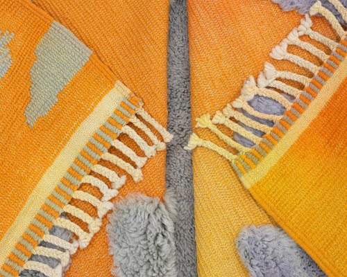 Applique à Crochet Pour Tapis – Laine Teinte à La Main, Couleur Céladon, 1/8 Yard (USA)