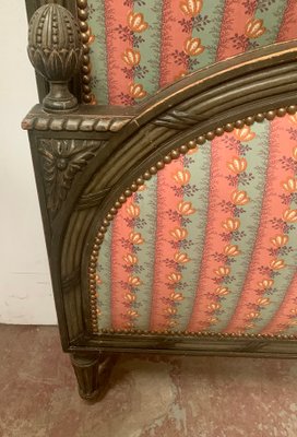 Lit ancien style Louis XV 2places - Ameublement