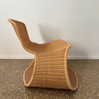 Driade 「SARI」 Roderick Vos ラタンチェア ドリアデ Fauteuil Sari par Roderick Vos pour Driade, Italie, 1999 en vente