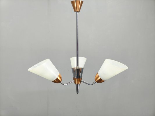 Suspension Led Noir Et Doré - Lampe Suspendue Vintage En Métal Au