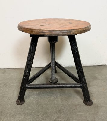 Tabouret Bas de Dessinateur en Métal Réglable HORTENSE - Le