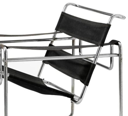 Vintage Model B3 Wassily Chair By Marcel Breuer For Thonet Mundus