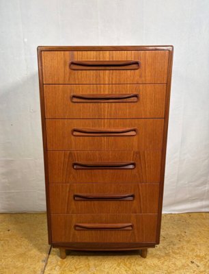 Commode vintage plaquée teck - Mobilier de France - années 60
