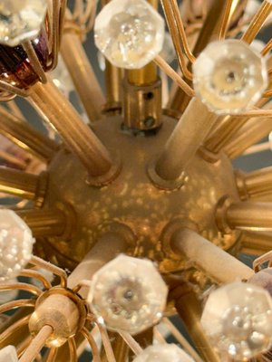 Lustre Sputnik italien du milieu du siècle, attr. Stilnovo