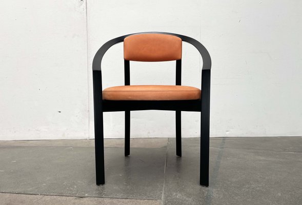 Postmodern German Modell Nostro Leather Chair by Andreas Weber for