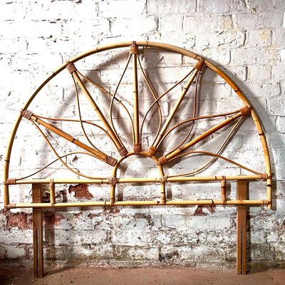 Vintage Bambus Kopfteil fr Queen Size Bett bei Pamono kaufen