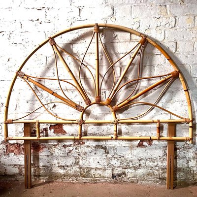 Vintage Bambus Kopfteil fr Queen Size Bett bei Pamono kaufen